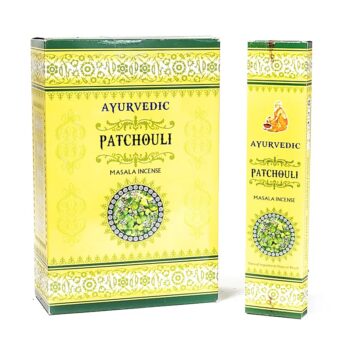 Аюрведични ароматни пръчици „Patchouli“ – Масала 10 гр.