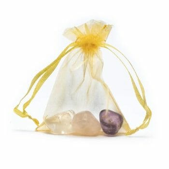 Комплект от 3 полускъпоценни камъни - Аметист, Розов кварц и Скален кристал, Аметист аметист аметист аметист аметист.